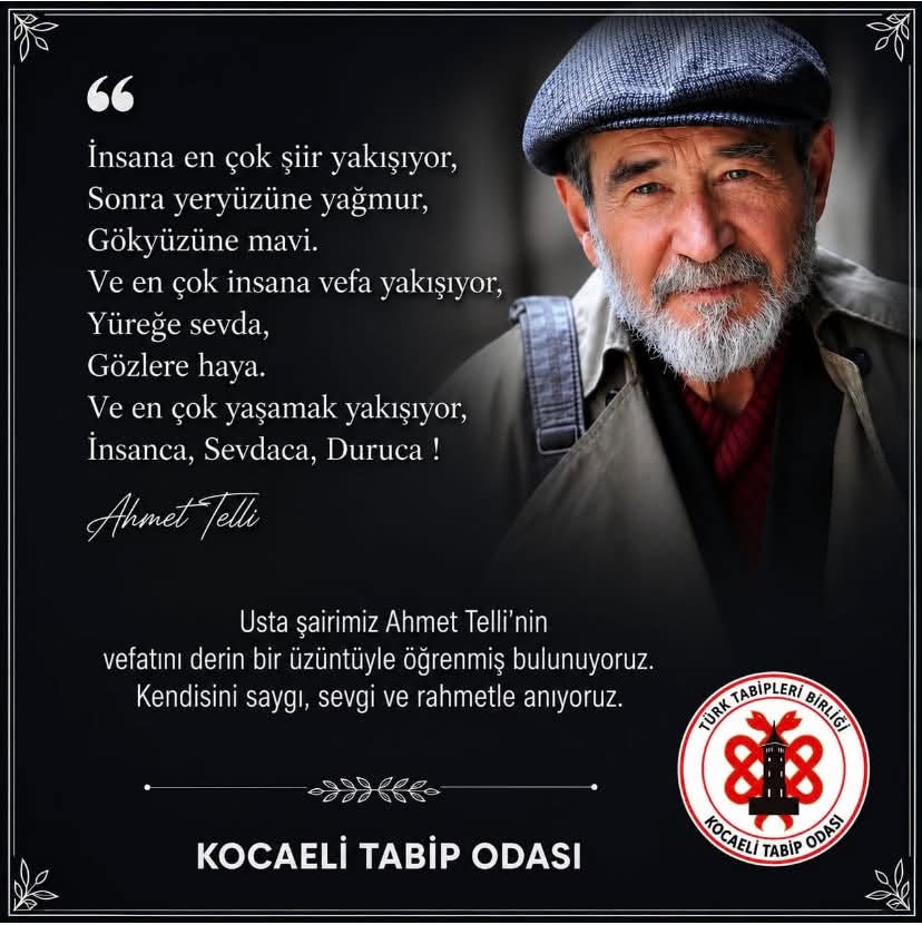 Ahmet Telli'ye Veda
