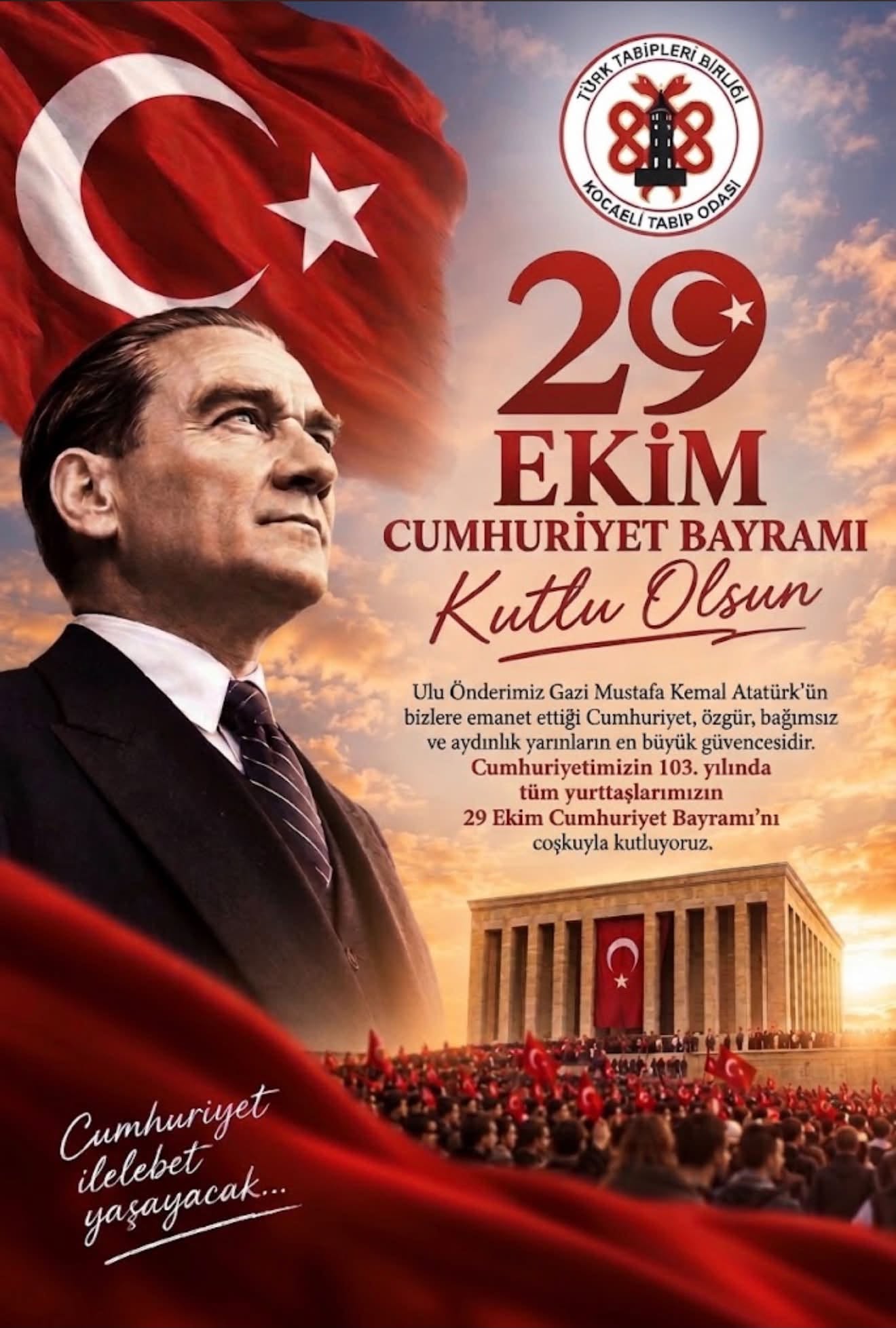 29 Ekim Cumhuriyet Bayramımız Kutlu Olsun